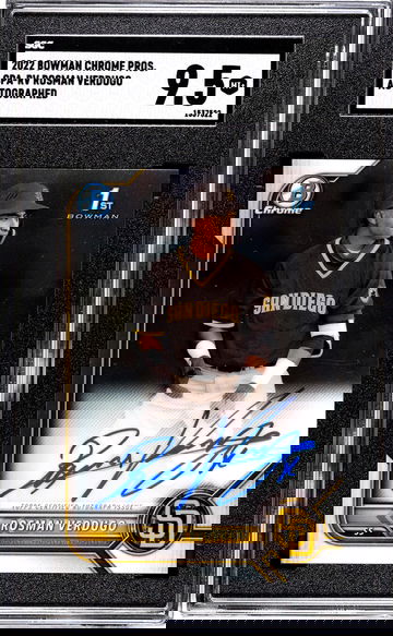 2022 Bowman Chrome #CPA-RV Rosman Verdugo SGC 9.5