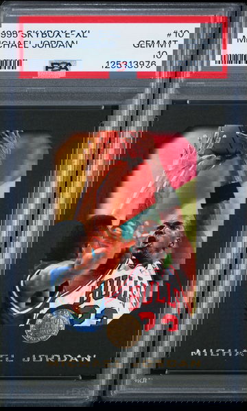 Michael Jordan 1995 Skybox e-XL Black PSA 10