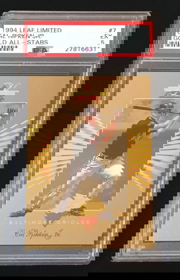 1994 LEAF LIMITED CAL RIPKEN JR. GOLD ALL-STARS PSA 5 #10,000