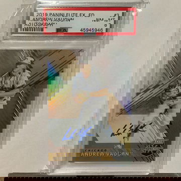 Andrew Vaughn 2019 Elite Extra Autograph PSA 8