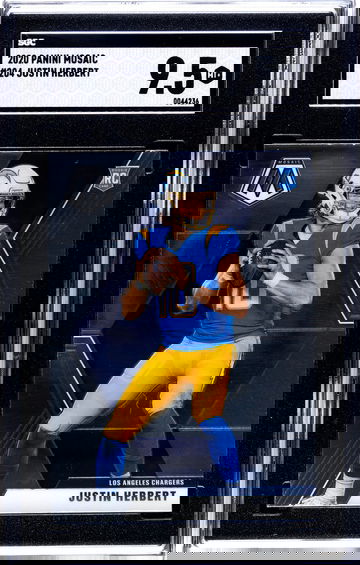 2020 Panini Mosaic Justin Herbert #204 SGC 9.5