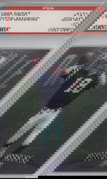 1998 Finest Peyton Manning PSA 10