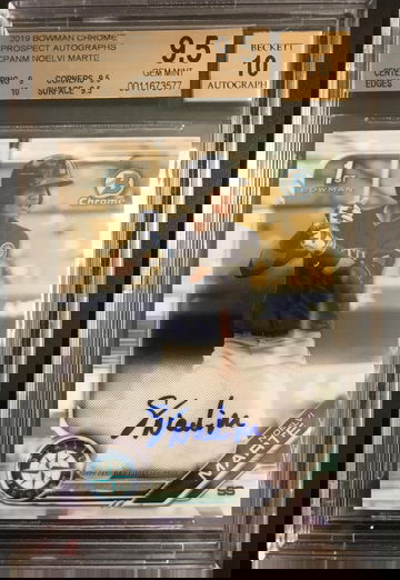 Noelvi Marte 2019 Bowman Chrome Auto BGS 9.5 /10