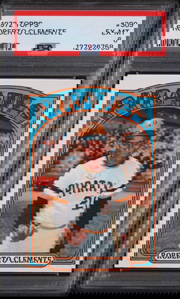 1972 Topps Roberto Clemente #309 PSA 6