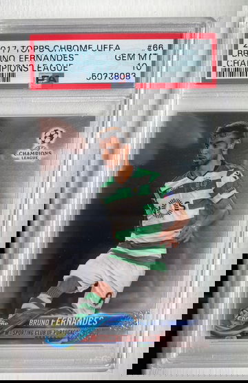 2017 Topps Chrome UEFA Bruno Fernandes PSA 10