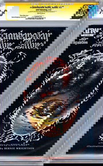 FRANKENSTEIN ALIVE ALIVE! #1 CGC-SS 9.8 SIGNED BERNIE WRIGHTSON STEVE NILES 2012