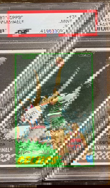 1981 Topps Kevin McHale PSA 9