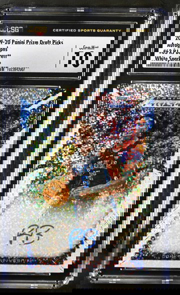 RJ Barrett White Sparkle Auto CSG 10