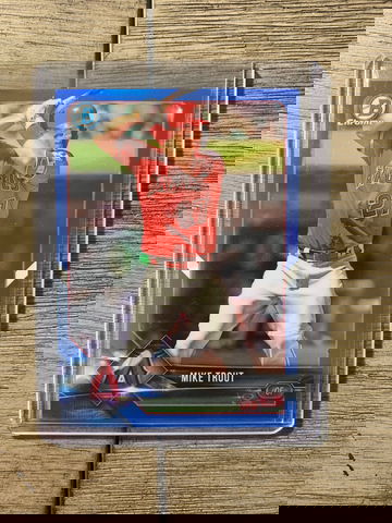 2018 Bowman Chrome Mike Trout Blue Refractor (48/150)