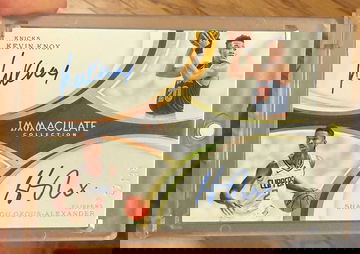 2018 Immaculate Collection Shai Gilgeous-Alexander Kevin Knox Rookie Auto /49 M