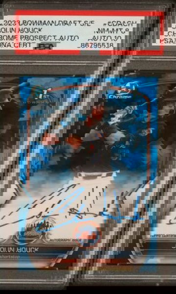 2023 Bowman Draft Sapphire AUTO Autograph Colin Houck METS #CDA-CH /199