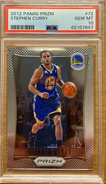 2012 Stephen Curry prizm PSA 10