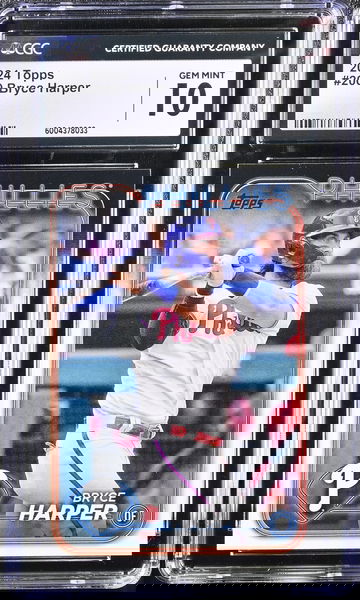 2024 TOPPS BRYCE HARPER #200 CGC 10