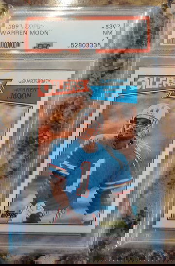 1987 Topps Warren Moon PSA 7 Near Mint #307