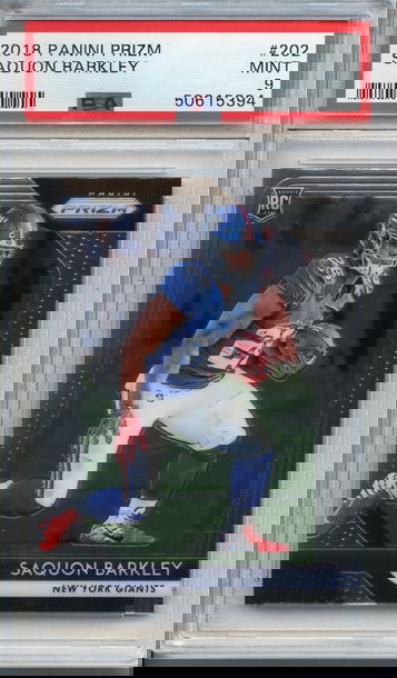 Saquon Barkley 2018 Prizm Rookie PSA 9 (394)