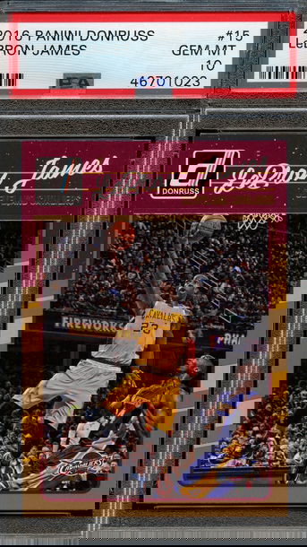 2016 Donruss #15 LeBron James PSA 10 Gem Mint