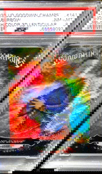 2020 Joe Burrow 3D RC PSA 8 Bounty