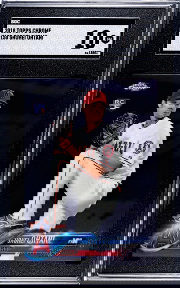 2018 Topps Chrome #150 Shohei Ohtani Rookie RC SGC 10 GEM MINT MVP Angels