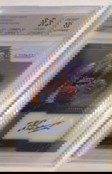 2016-17 Panini Prizm Autographs #1 Brandon Ingram BGS 9.5 Gem Mint