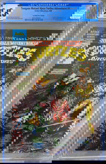 Teenage Mutant Ninja Turtle Adventures #1 (1988) CGC 9.8; Canadian Price Variant