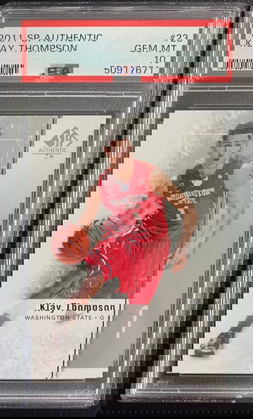 2011 SP Authentic #23 Klay Thompson PSA 10