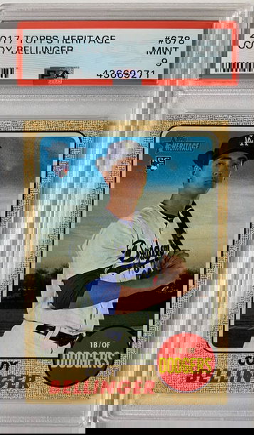 2017 Topps Heritage Cody Bellinger PSA 9 Mint #678