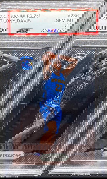 2012 Panini Prizm Anthony Davis #236 PSA 10