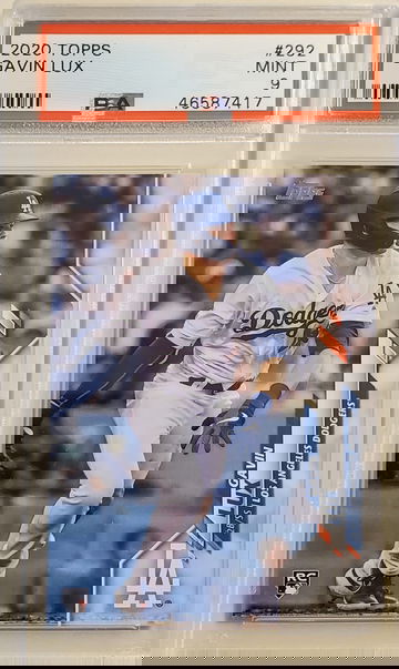 Gavin LUX 2020 Topps PSA 9