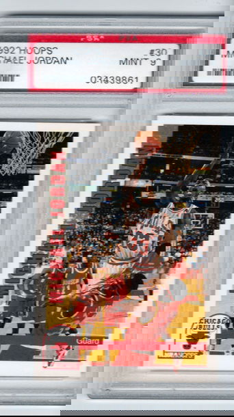 1992 Hopps Michael Jordan PSA 9 Mint