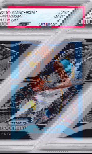 Kevin Durant 2019 Prizm Silver PSA 9 