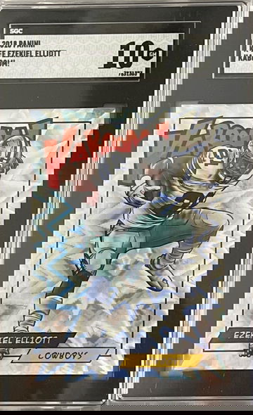 2018 PANINI EZEKIEL ELLIOTT KABOOM SGC 10 GEM MINT
