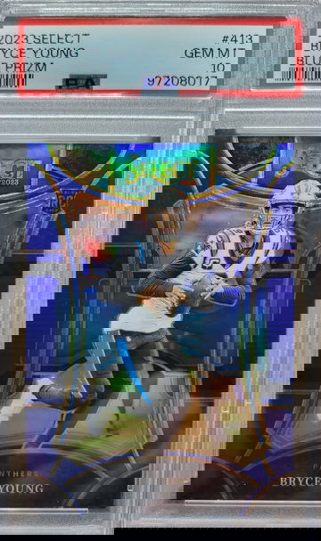 2023 Select Bryce Young Blue Prizm PSA 10