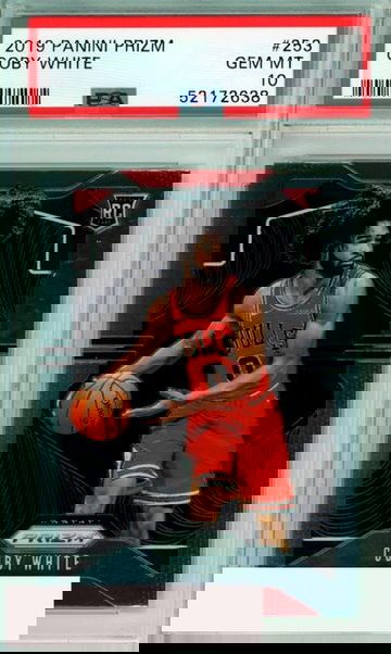 2019 PANINI PRIZM COBY WHITE #253 PSA 10 GEM MT