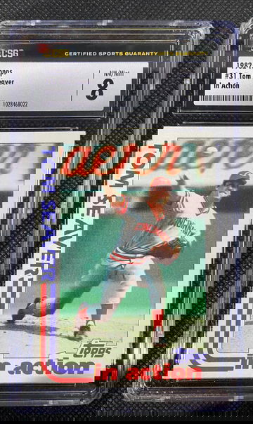 1982 Topps Tome Seaver In Action CSG