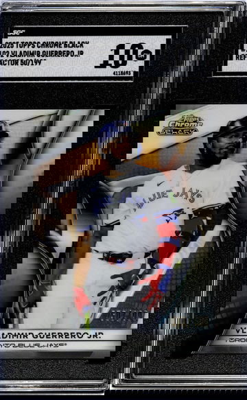 2025 Topps Chrome Black #102 Vladimir Guerrero Jr. Refractor /199 SGC 10