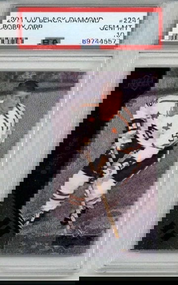 2013 UPPER DECK BLACK DIAMOND #224 BOBBY ORR CARD BRUINS PSA 10 LOW POP