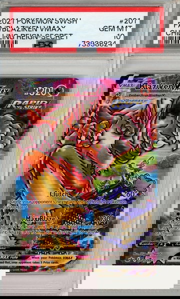 2021 POKEMON SWSH CHILLING REIGN FA BLAZIKEN VMAX #201 SECRET PSA 10