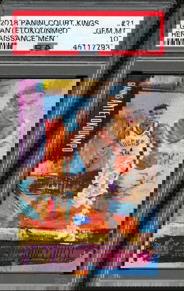 Giannis Antetokounmpo Renaissance Men PSA 10