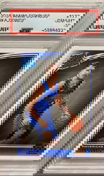 LUKA DONCIC 2018 DONRUSS RATED ROOKIE PSA 10 GEM MINT 