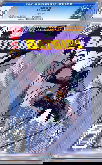 BATGIRL #1 CGC 9.8 PETERSON & PUCKETT STORY CAMPANELLA & SCOTT ART 1ST PTG 2000