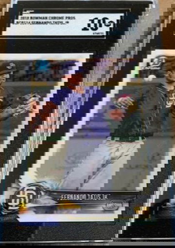 2018 Bowman Chrome Prospects - Fernando Tatis Jr. RC - SGC 10 Gem Mint GM