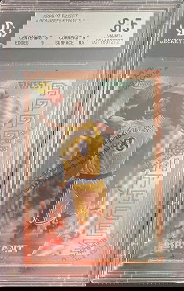 1996-97 Kobe Bryant Topps Finest Apprentices BGS 8.5