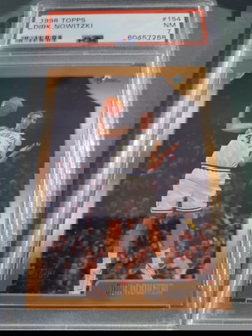 DIRK NOWITZKI 1998 TOPPS ROOKIE PSA 7