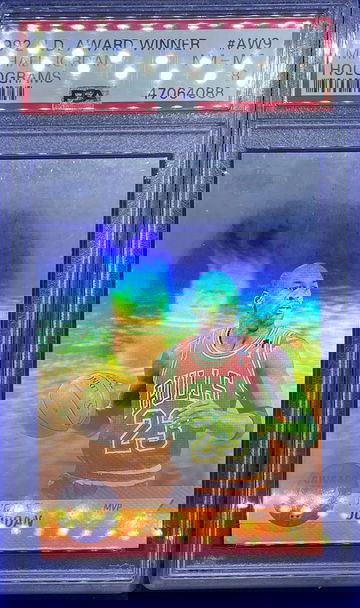 1992 Upper Deck Award Winner HOLOGRAMS Michael Jordan #AW9 PSA 8 BULLS NM-MT HOF