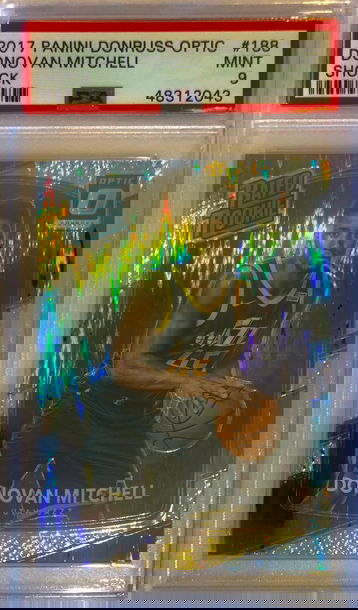 2017 Donovan Mitchell Optic Shock PSA 9