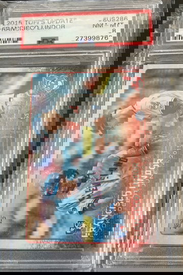 2015 Topps Update Francisco Lindor PSA 8