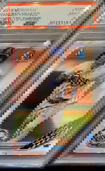 2019 1st Bowman Chrome Wander Franco PSA 9