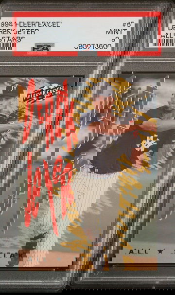 1994 Fleer Excel Derek Jeter All Stars PSA 9