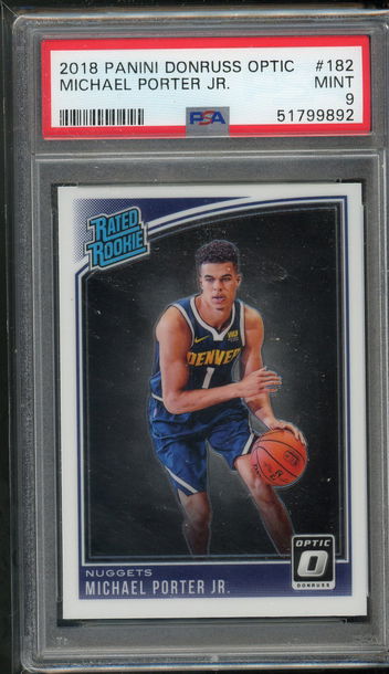 2018 Optic Michael Porter Jr PSA 9