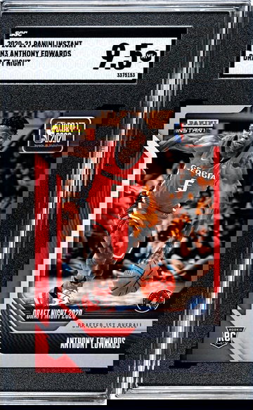 2020-21 Panini Instant Draft Night Anthony Edwards #DN3 RC /2207 SGC 9.5